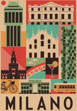 Clementoni Style in the City, Milan* Affiches De Cinéma, Publicité|France