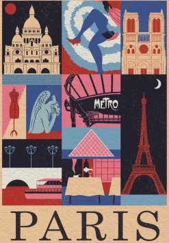 Clementoni Style in the City, Paris* Affiches De Cinéma, Publicité|De 1 000 Pièces