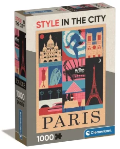 Clementoni Style in the City, Paris* Affiches De Cinéma, Publicité|De 1 000 Pièces