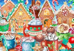 Bluebird Puzzle Sucres d'Orge et Cacao*Femme Déco Culinaire|Noël