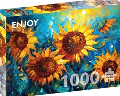 Enjoy Puzzle Sunflowers Reunion* Déco Et Objets|Forêts, Fleurs Et Jardins