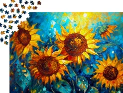 Enjoy Puzzle Sunflowers Reunion* Déco Et Objets|Forêts, Fleurs Et Jardins