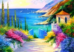 Enjoy Puzzle Sunny Morning* Plages Et Îles De Rêve|Forêts, Fleurs Et Jardins