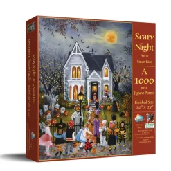 SunsOut Susan Rios - Scary Night*Femme Gothiques Et Sorcières|De 1 000 Pièces