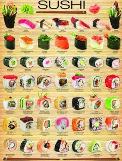 Eurographics Sushi* Déco Culinaire|De 1 000 Pièces