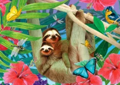 Enjoy Puzzle Sweet Sloths* Animaux De La Forêt|De 1 000 Pièces