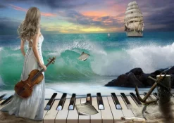 Art Puzzle Symphonie Marine*Femme Bateaux|Musique, Danse, Instruments