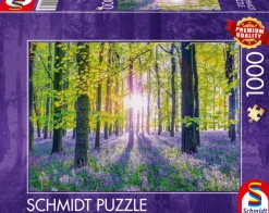 Schmidt Spiele Tapis de Campanules dans les Bois* Forêts, Fleurs Et Jardins|De 1 000 Pièces