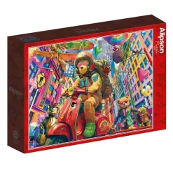 Alipson Puzzle Teddy on the Go*Enfant Puzzles Pour Enfants|Villes Et Villages