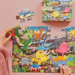 eeBoo Terre Des Dinosaures*Enfant Dinosaures|Montagnes