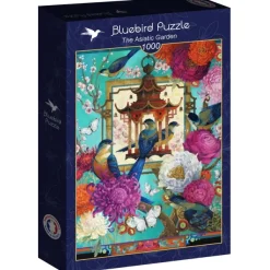 Bluebird Puzzle The Asiatic Garden* Oiseaux|Forêts, Fleurs Et Jardins