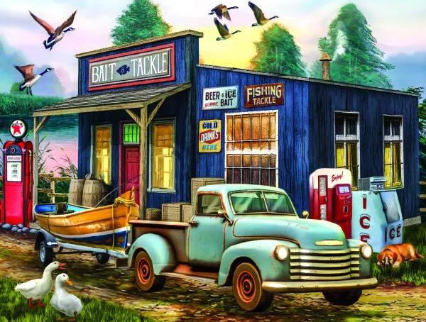 SunsOut The Early Bird Catches the Fish* Voitures, Motos Et Camions|Rétros Et Nostalgie