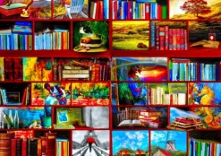 Bluebird Puzzle The Library The Travel Section* Déco Et Objets|De 1 000 Pièces