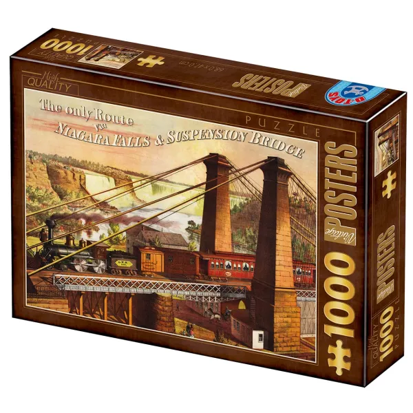 DToys The only Route via Niagara Falls & Suspension Bridge* Rétros Et Nostalgie|Affiches De Cinéma, Publicité