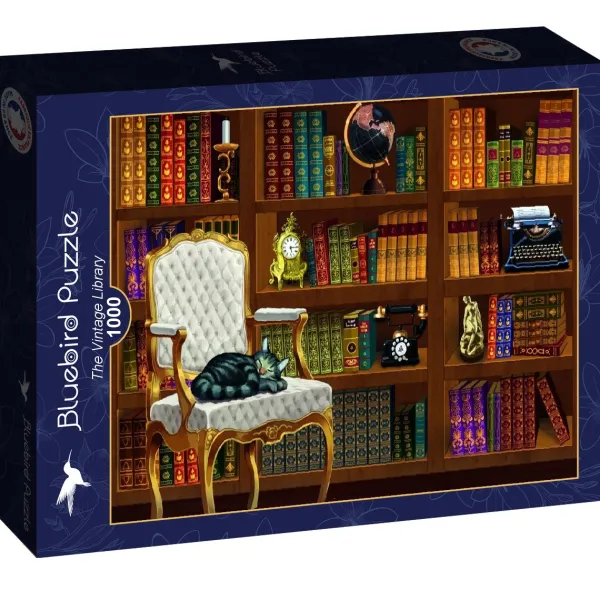 Bluebird Puzzle The Vintage Library* Chats|Déco Et Objets