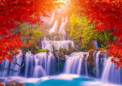 Enjoy Puzzle Thee Lor Su Waterfall in Autumn, Thailand* Cascades|De 1 000 Pièces