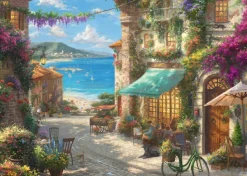 Schmidt Spiele Thomas Kinkade - Café sur la Côte Italienne* Villes Et Villages|De 1 000 Pièces