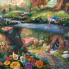 Schmidt Spiele Thomas Kinkade - Disney - Alice au Pays des Merveilles*Enfant Puzzles Pour Enfants|De 1 000 Pièces