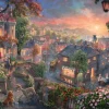 Schmidt Spiele Thomas Kinkade - Disney - La Belle et le Clochard*Enfant Puzzles Pour Enfants|De 1 000 Pièces