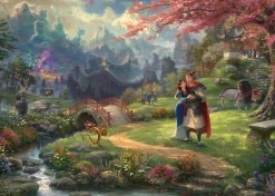 Schmidt Spiele Thomas Kinkade - Disney - Mulan*Enfant Puzzles Pour Enfants|De 1 000 Pièces