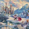 Schmidt Spiele Thomas Kinkade Disney - Beauty and the Beast, Magical Winter Evening*Enfant Puzzles Pour Enfants|De 1 000 Pièces
