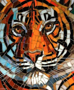 SunsOut Tigre en Vitrail* Tigres|Animaux Sauvages