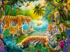 Ravensburger Tigres Dans L'Oasis* Tigres|Animaux De La Forêt