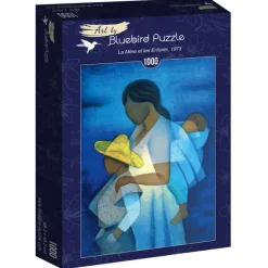 Bluebird Puzzle Toffoli Louis - Louis Toffoli - La Mère et les Enfants, 1973* Art|De 1 000 Pièces