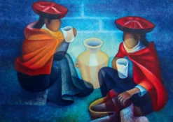 Bluebird Puzzle Toffoli Louis - Louis Toffoli - Les Marchandes (Pérou), 1975* Art|De 1 000 Pièces