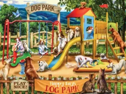 SunsOut Tom Wood - Happy Days Dog Park*Femme Chiens|Humour, Satire Et Wasgij