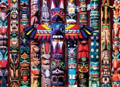 Eurographics Totem Poles* États-Unis Et Canada|De 1 000 Pièces