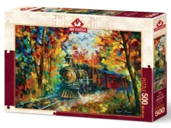 Art Puzzle Train* Trains|Forêts, Fleurs Et Jardins