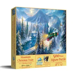 SunsOut Train de Noël en Montagne*Femme Trains|Noël