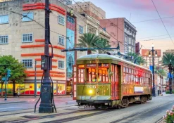 Bluebird Puzzle Tramway, New Orleans, USA* Trains|Rétros Et Nostalgie