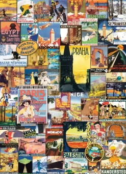 Eurographics Travel around the World - Vintage Posters* Rétros Et Nostalgie|Collages