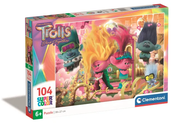 Clementoni Trolls 3*Enfant Dès 6 Ans : 50 À 100 Pièces|À Partir De 6 Ans