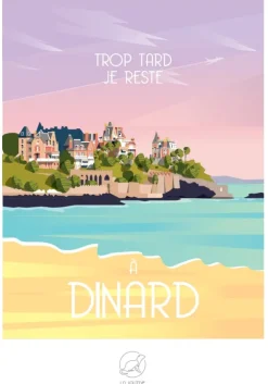 La Loutre Trop Tard Je reste à DINARD* Rétros Et Nostalgie|Déco Et Objets
