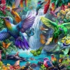 Bluebird Puzzle Tropical Hummingbirds* Oiseaux|Cascades