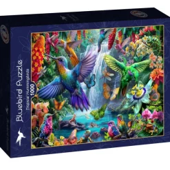 Bluebird Puzzle Tropical Hummingbirds* Oiseaux|Forêts, Fleurs Et Jardins