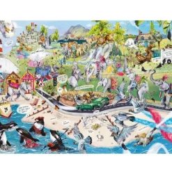 Gibsons Troupeaux en Folie*Femme Humour, Satire Et Wasgij|De 1 000 Pièces