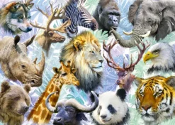 Alipson Puzzle Têtes d'Animaux* Tigres|Loups