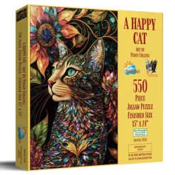 SunsOut Un Chat Heureux* Chats|De 500 À 999 Pièces