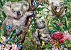 Schmidt Spiele Une Adorable Famille de Koalas* Autres Animaux|Animaux Sauvages