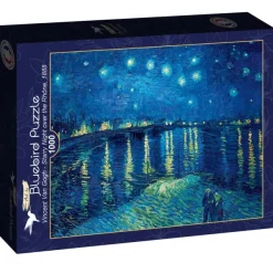 Bluebird Puzzle Van Gogh Vincent - Vincent Van Gogh - Starry Night over the Rhône, 1888* Art|De 1 000 Pièces
