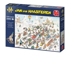 Jumbo Van Haasteren Jan - 2000 JVH - DESCENTE EFFRÉNÉE À LA MONTAGNE*Femme De 2 000 Pièces|De 2 000 Pièces