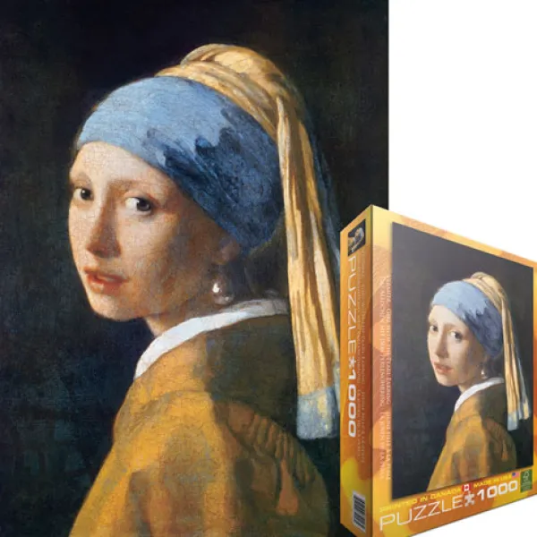 Eurographics Vermeer Johannes - Vermeer Johannes : La Jeune Fille à la Perle, 1665* Art|De 1 000 Pièces