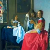 Bluebird Puzzle Vermeer Johannes - Vermeer- The Girl with the Wine Glass, 1659* Art|De 1 000 Pièces
