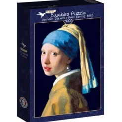 Bluebird Puzzle Vermeer Johannes - Vermeer- Girl with a Pearl Earring, 1665* Art|De 1 000 Pièces