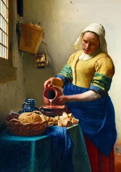 Bluebird Puzzle Vermeer Johannes - Vermeer- The Milkmaid, 1658* Art|De 1 000 Pièces