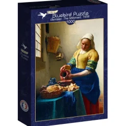 Bluebird Puzzle Vermeer Johannes - Vermeer- The Milkmaid, 1658* Art|De 1 000 Pièces